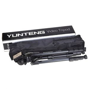 Trípode de aluminio portátil YUNTENG trípode de fotografía profesional con cabezal de amortiguación y bolsa para cámara <span class=keywords><strong>DSLR</strong></span> - Product Image 5