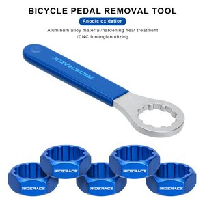 Herramienta RIDERACE para Desmontar y Instalar Pedales de Bicicleta de Montaña y Carretera, Compatible con <span class=keywords><strong>Shimano</strong></span> <span class=keywords><strong>M520</strong></span>/M8040/M8140/M820/M828 - Product Image 2