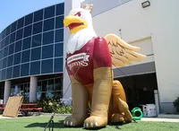 Aigle gonflable géant personnalisé de 10 pieds pour l'extérieur, modèle de faucon, mascotte gonflable de faucon, Daytona State College
