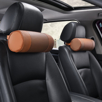 Luxe Auto bureau chaise appuie-tête tapis voiture oreiller siège arrière cylindrique mémoire mousse étanche cou colonne vertébrale coussin