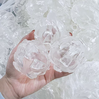 Composants de coque gonflable DIY transparente motif fruit du dragon, pour jouet de compression anti-stress en forme de boule vide