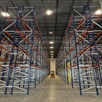 Étagères de stockage robustes, en acier Q235B, résistantes à la corrosion, unités de rayonnage pour entrepôt