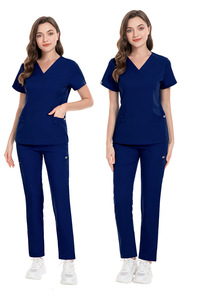 ชุดเครื่องแบบพยาบาลต้านริ้วรอยสำหรับทั้งชายและหญิงสวมใส่สบายเนื้อผ้ายืดระบายอากาศได้ดีชุดพยาบาลทางการแพทย์ - Product Image 5