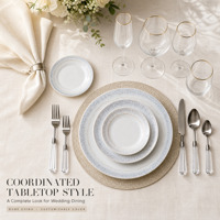 Service de table Besta, nouvelle conception, vaisselle en porcelaine fine, assiettes en céramique, assiette de mariage