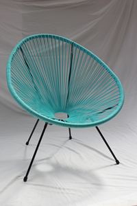 Vente en gros d'usine de meubles de jardin d'extérieur bon marché Offre Spéciale populaire chaise en osier rotin Pe chaise <span class=keywords><strong>Acapulco</strong></span> - Product Image 4