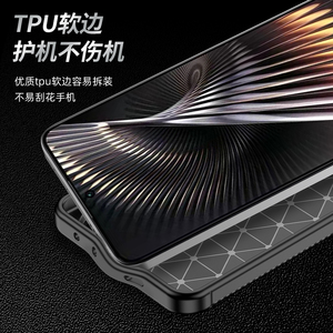 Funda Protectora de Silicona TPU Suave con Patrón de Fibra de Carbono Mate y Protección para la Cámara para Xiaomi <span class=keywords><strong>Poco</strong></span> F6 5G F6 <span class=keywords><strong>Pro</strong></span> - Product Image 3