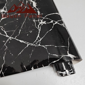 Papier Peint Mural Auto-Adhésif Wayon Haute Qualité Plaqué Or Marbre Design <span class=keywords><strong>Moderne</strong></span> Imperméable Décollable et Collable pour <span class=keywords><strong>Cuisine</strong></span> - Product Image 2
