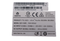 Emerson Vertiv Netsure 731A41 Système d'alimentation CC Commutation de réseau Module redresseur d'alimentation R48-3000E3