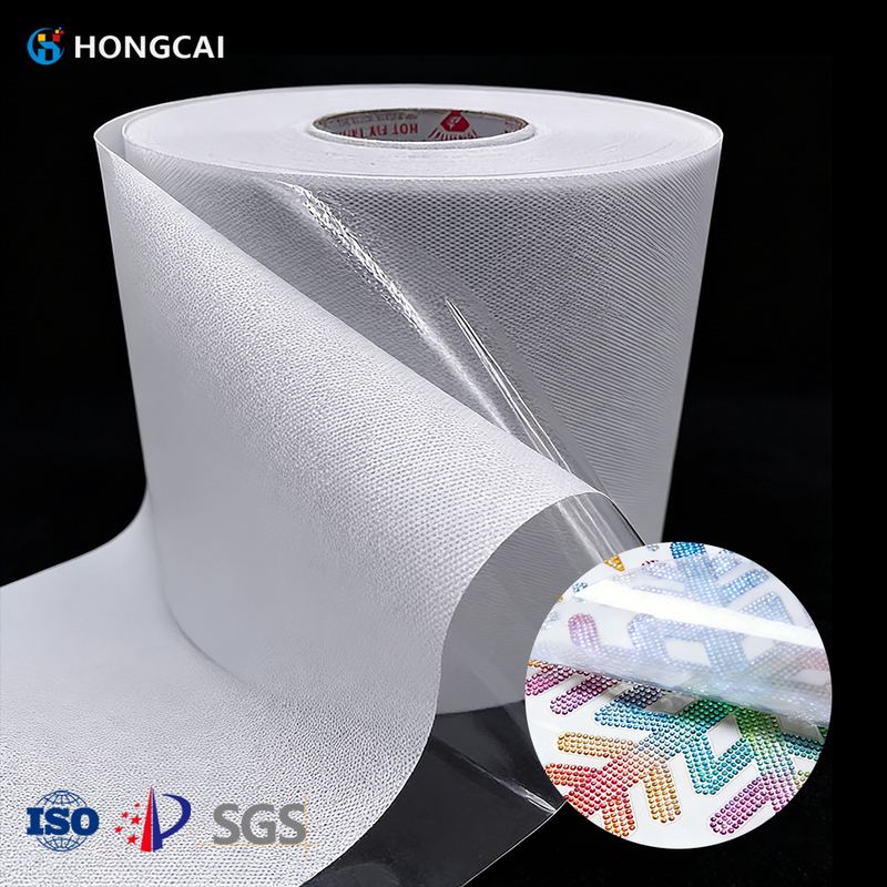 Transparent Acrylic Rhinestone Hotfix Tape Roll