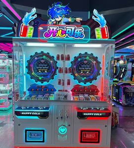 เครื่องเกมคีบตุ๊กตาหยอดเหรียญแบบสองผู้เล่น แฮปปี้ โคล่า สำหรับใช้ในร่ม  รางวัลของรางวัลจากเกมเครน  สำหรับสวนสนุก  220V ปลั๊กแบบ US - Product Image 1