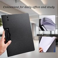 Carpeta Portapapeles A4 Plegable con Tapa, Carpeta Portapapeles para Enfermería, Carpeta Plegable con Tapa para Archivos, Folio para Oficina de Enfermería