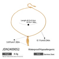 Collier ras du cou Gaovo pour femme, en acier inoxydable plaqué or, chaîne en corde de sable, style minimaliste de luxe, pour usage quotidien, idéal comme cadeau