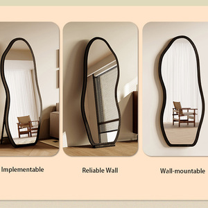 <span class=keywords><strong>Specchio</strong></span> Vintage in Legno <span class=keywords><strong>a</strong></span> Forma di Delfino, <span class=keywords><strong>Specchio</strong></span> in Legno Massello Lucidato <span class=keywords><strong>a</strong></span> Mano, <span class=keywords><strong>Specchio</strong></span> Decorativo da Parete <span class=keywords><strong>per</strong></span> Camera da Letto Stile Instagram - Product Image 6