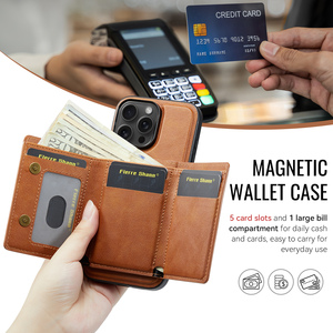 2 Trong 1 Từ Da Lật Điện Thoại Casefor iPhone 17 Không Khí 16 Pro Max 15 14 13 Ví Bìa Thẻ Chủ Pocket Bìa - Product Image 2