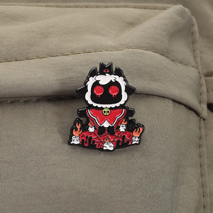 AVG jeu agneau Leader émail broche saint mouton évêque mal chèvre broche revers Badge bijoux cadeau pour Gamer amis en gros - Product Image 3