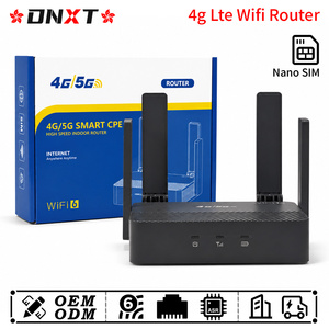 Router wifi DNXT 4g lte de 2.4GHz Cat4 300Mbps, router wifi 6 mini, router 4g con ranura para tarjeta SIM, Tipo-C, 3000mAh, 4g CPE para uso en oficina - Product Image 1