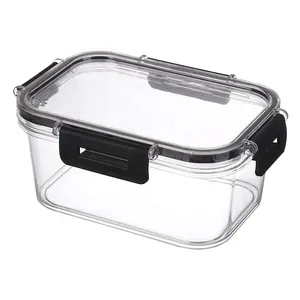 Snaps-on Food Sealed Jar Refrigerator Physical Preservation Box Plastic Storage Box Transparent Kitchen Multifunction Food Grade