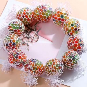 Most Popular TPR Mesh Grape Water Beads <b>Squishy</b> Balls Slow Return Hand Exercise Squeeze Stress Relieve Toys for Kids and Adults - Product Image 4
