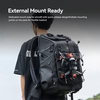 Sac à dos pour drone FPV IFlight V2, modèle exclusif, 540x380x220mm, grande capacité 35 litres, tissu imperméable enduit PU – Produit phare GGDX