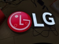 Letrero Luminoso LED 3D LG ThinQ, Módulos LED Retroiluminados a Prueba de Agua, Diseño Personalizable, Color Personalizable, Edificios de Oficinas