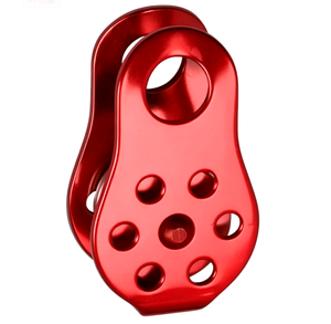 Polea Simple para Escalada en Roca, Suministro Directo de Fábrica, Polea de Aluminio con Múltiples Orificios para Elevación en Construcción e Instalaciones Industriales - Product Image 1