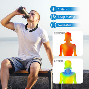 World-Bio Portable PCM Ice Neck Ring Cube de refroidissement personnel pour les sports d'intérieur/d'extérieur Pêche Randonnée Cyclisme Hot & Cold Pack - Product Image 4