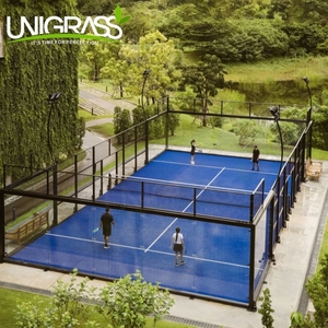 Vente en gros OEM ODM, logo personnalisé, couleur et taille sur mesure, structure en acier galvanisé à chaud, terrain <span class=keywords><strong>de</strong></span> padel - Product Image 5