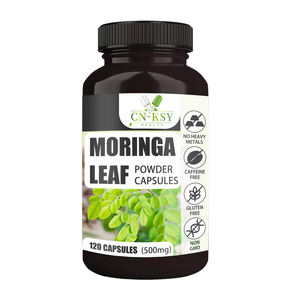 Cápsulas de Moringa OEM ODM, Cápsulas de Polvo de Hoja de Moringa, Desintoxicación Corporal, Refuerzo del Sistema Inmunitario, Aumenta la Inmunidad - Product Image 1