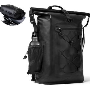 Échantillon gratuit Sac à dos étanche léger en PVC 15L/25L pour le camping, le kayak, la randonnée, les voyages, la moto - Product Image 1