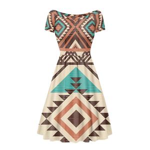 Özel zarif kadın uzun elbise benzersiz Navajo kabile moda tasarım askısız tatlı tarzı balo için gündelik giyim - Product Image 2