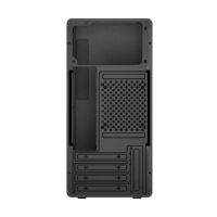 OEM/ODM Small Mid Tower Steel Micro-ATX Office PC Case with 8cm Cooling Fan Supporting HDD*3 & SSD*2