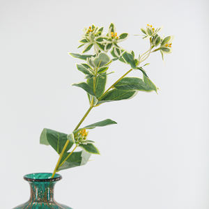 Feuilles de <span class=keywords><strong>Mimosa</strong></span> Artificielles de Haute Qualité en Gros avec Fleurs et Fruits Jaunes <span class=keywords><strong>pour</strong></span> Décoration Intérieure, Illustration et Décoration de Fête - Product Image 1