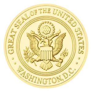 미군 금도금 도전 동전 은퇴 의무 명예 및 국가 기념 동전 럭키 이글 컬렉션 동전