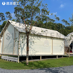 Supertent Outdoor Camping <b>Tent</b> Oxford Fabric One Bedroom Four Season <b>Large</b> Space Extended Type <b>Tent</b> For Resort Use - Product Image 1