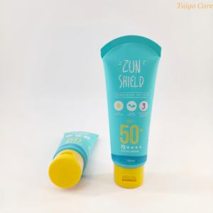 Tube en plastique vert vide de haute qualité, personnalisable, 80 ml et 100 ml, avec impression sérigraphique pour tube de crème solaire. - Product Image 3