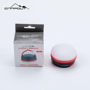 Lampe de camping LED d'extérieur Campout noire et rouge, étanche, suspendable, pour tente, avec une durée de vie de 25 000 heures - Product Image 5