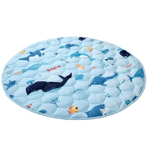 <span class=keywords><strong>Tapis</strong></span> de jeu pour bébé de type <span class=keywords><strong>rond</strong></span> matelassé de haute qualité, super doux et respectueux de la peau, pour ramper, vente chaude pour les tout-petits - Product Image 3