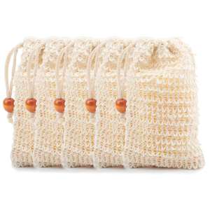 Многофункциональный отшелушивающий мешок для мыла из натурального волокна Sisal придаст Вашей коже жизнь, яркость и мягкость - Product Image 2