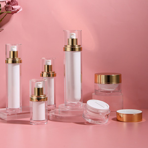 Botella de Loción Acrílica Pomeranian de 30g 50g, Juego de Envases Cosméticos Dorados, Dispensador, Botella para el Cuidado de la Piel - Product Image 1