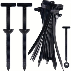 Sangles en plastique industrielles universelles à boucle en nylon pour fixation traversante de pare-boue, doublure intérieure de garde-boue et coffre - Product Image 1