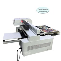 Imprimante textile numérique UV DTG automatique Fninkjet FN-6090WD pour 1 à 6 palettes, impression directe sur vêtements, double tête d'impression jet d'encre