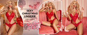 Venta caliente Lencería Mujeres Deep V Lencería Lace Teddy One Piece Babydoll Mini Body - Product Image 5