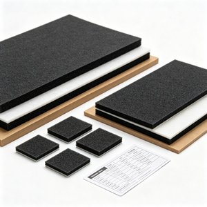 Tratamiento Acústico para Cine en Casa, Tapete <span class=keywords><strong>de</strong></span> Goma <span class=keywords><strong>de</strong></span> Butilo + Sistema Aislante <span class=keywords><strong>de</strong></span> Vibraciones, Insonorización Completa para Habitaciones, Listo para Instalar - Product Image 3