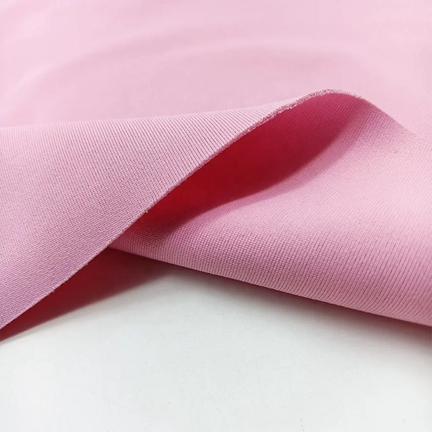 ผ้ายืดได้ผ้าสแปนเด็กซ์โพลีเอสเตอร์รีไซเคิลทำจากขวดพลาสติกรีไซเคิล