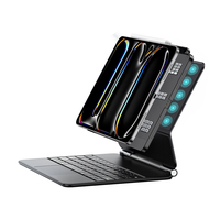 Keyboard Ajaib OEM ODM dengan Casing Magnetik untuk iPad Pro 11" M5 M4, Penyangga Magnetik, Penutup Keyboard Lepas Pasang