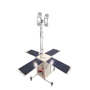 Système d'énergie solaire à forte adaptabilité, tour d'éclairage LED, panneaux solaires, tours LED pour l'éclairage des chantiers <span class=keywords><strong>de</strong></span> construction - Product Image 5