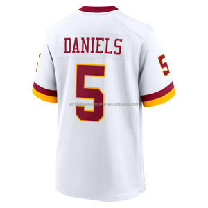 Gaya Pria Terbaru 2026 Jayden Daniels # 5 Jersey Sepak Bola Jahitan 17 Terry McLaurin S-3XL - Product Image 3