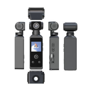 Caméra stabilisée portable 5K pour vlogging, <span class=keywords><strong>gyroscope</strong></span> 6 axes, EIS, double microphone, étanche 30M - Product Image 5
