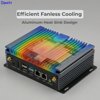 PC industriel sans ventilateur Intel J6412 double LAN double COM DDR4 jusqu'à 16 Go Mini PC compact pour contrôle d'automatisation Stock S05