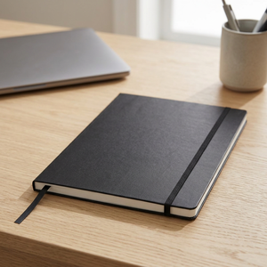 Quaderno Executive A4 con Copertina Rigida in Pelle 100gsm, Blocco Note Termo-adesivo, Carta Offset B5 Modello 106263-1 - Product Image 2